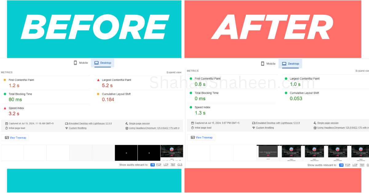 Desktop Largest Contentful Paint LCP