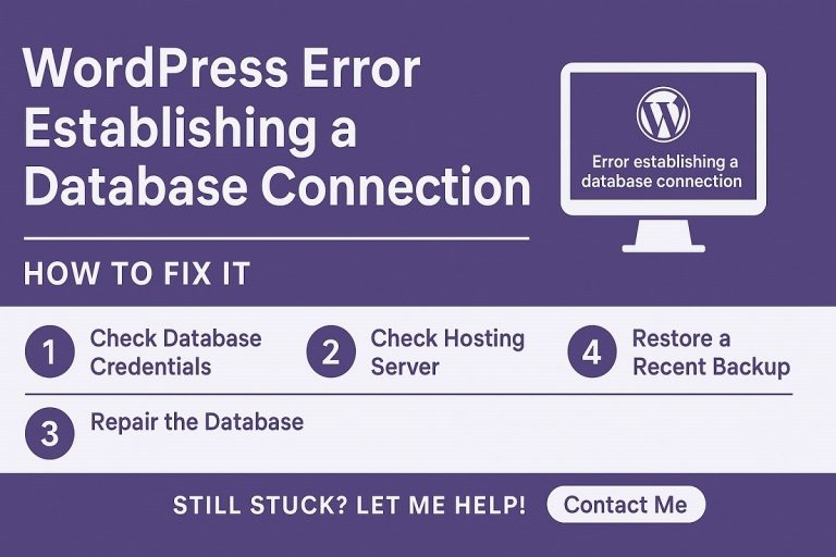 WordPress Error Establishing a Database Connection – How to Fix It